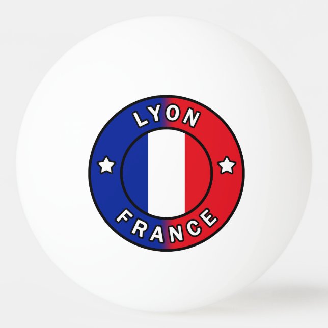 Bolinha De Ping Pong Lyon França (Frente)