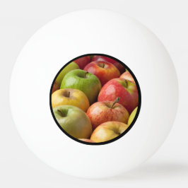 Bolinha De Ping Pong Maçãs - Maduras e Coloridas