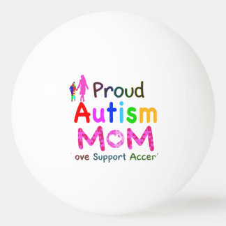 Bolinha De Ping Pong Mãe Orgulhosa do Autismo