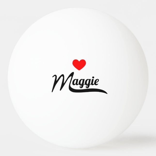 Bolinha De Ping Pong Maggie (Frente)