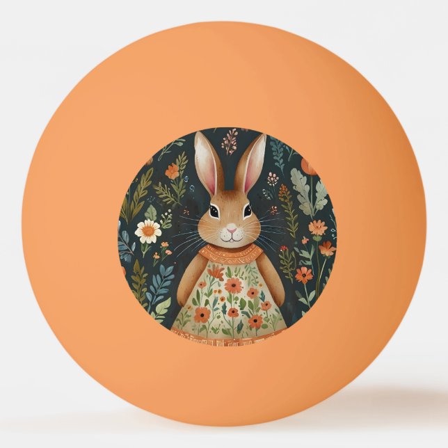 Bolinha De Ping Pong Mágica do Coelho da Primavera (Frente)