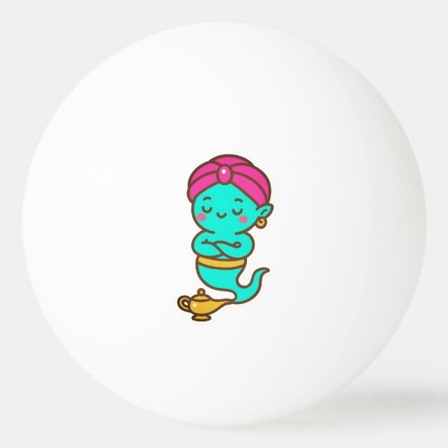 Bolinha De Ping Pong Magical Kawaii Djinn - Neon Spirit (Frente)