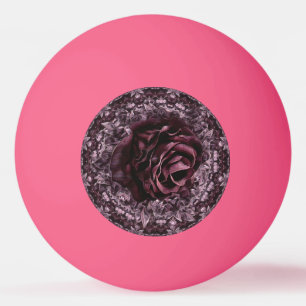 Bolinha De Ping Pong Mandala de Rosa