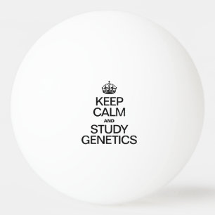 BOLINHA DE PING PONG MANTENHA GENÉTICA CALMA E DO ESTUDO