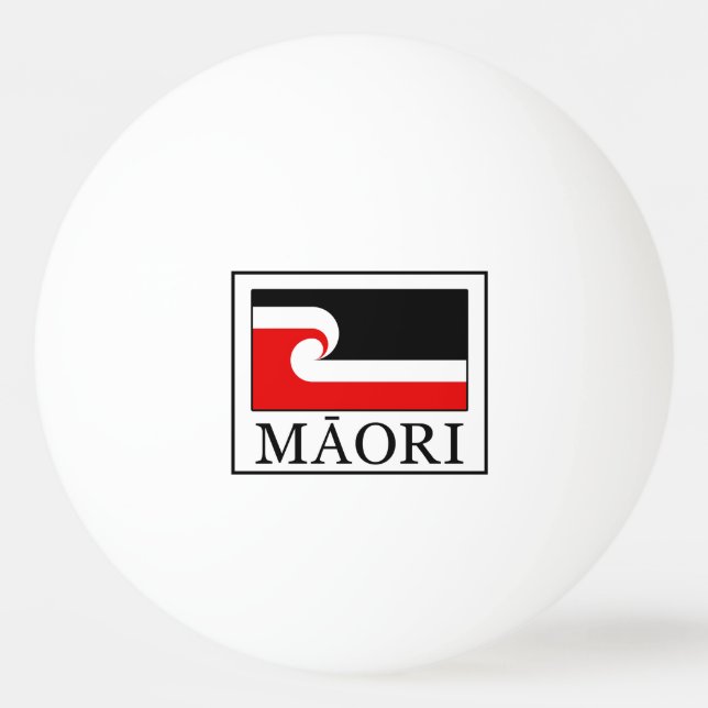 Bolinha De Ping Pong Maori (Frente)