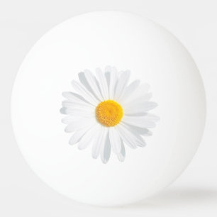 Bolinha De Ping Pong margarida branca