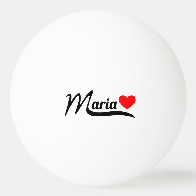 Bolinha De Ping Pong Maria (Frente)