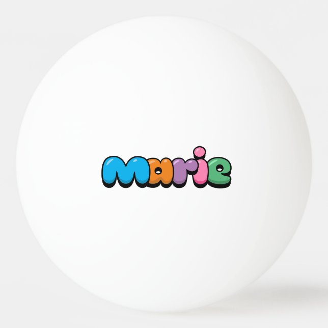 Bolinha De Ping Pong Marie (Frente)