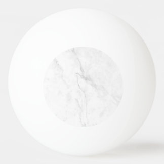 Bolinha De Ping Pong Mármore Branco