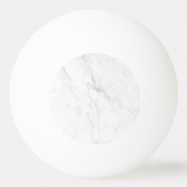 Bolinha De Ping Pong Mármore Branco (Frente)