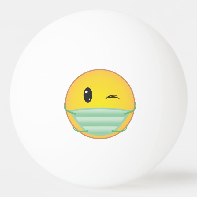 Bolinha De Ping Pong Mask Emoji (Frente)