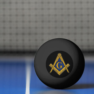 Bolinha De Ping Pong Masonic Freemasons Masonry Oes Square e Compass
