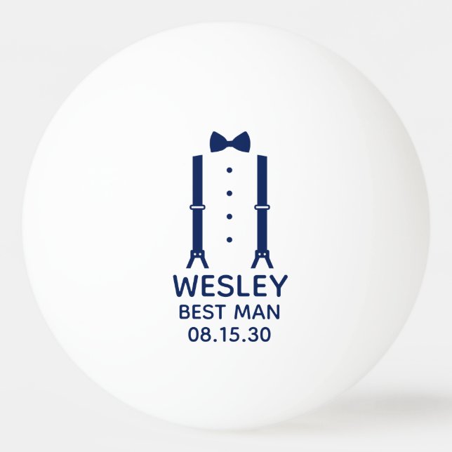 Bolinha De Ping Pong Melhor Arco Azul (Frente)