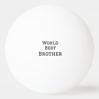 Bolinha De Ping Pong Melhor irmão do mundo adiciona nome texto esportes