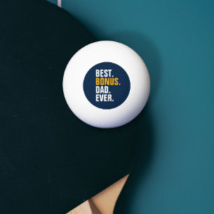 Bolinha De Ping Pong Melhor Pai de Bônus Nunca Mais Stepdad