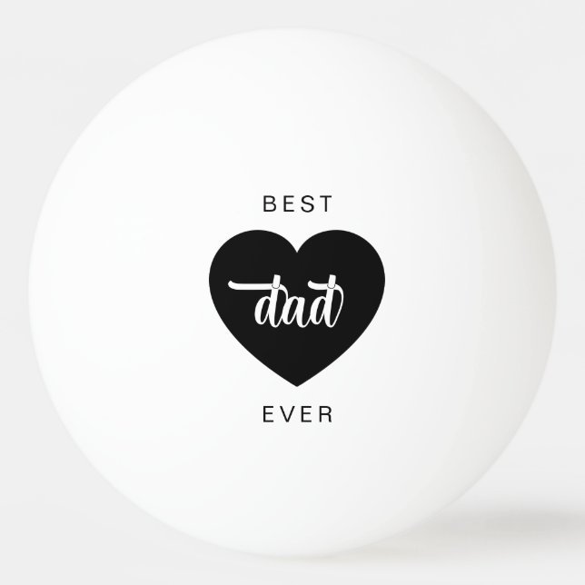 Bolinha De Ping Pong Melhor Pai do Mundo Moderno (Frente)