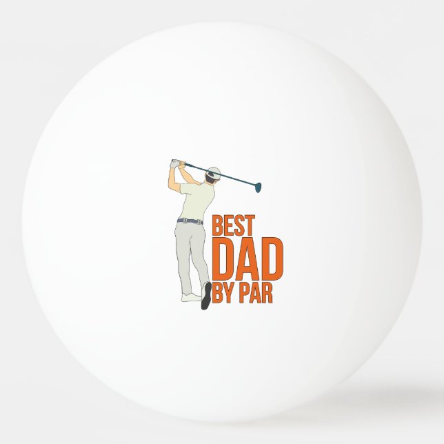 Bolinha De Ping Pong Melhor Pai Por Par (Frente)