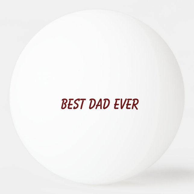 Bolinha De Ping Pong Melhor Trendência de Presente de Dia de os pais Nu (Frente)