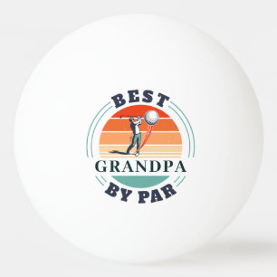 Bolinha De Ping Pong Melhor Vovô Por Logotipo De Dia de os pais Persona