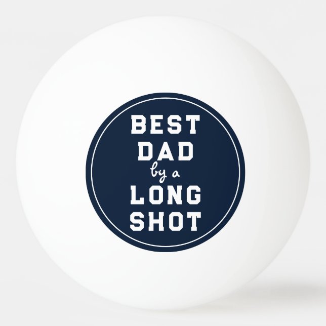 Bolinha De Ping Pong Melhores Presentes do Dia dos Pais (Frente)