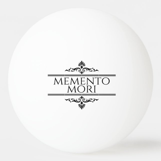 Bolinha De Ping Pong Memento Mori (Frente)