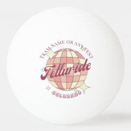 Bolinha De Ping Pong Mesa de Telluride na Cidade do Colorado