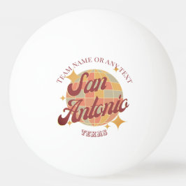 Bolinha De Ping Pong Mesa de tênis de San Antonio City Texas