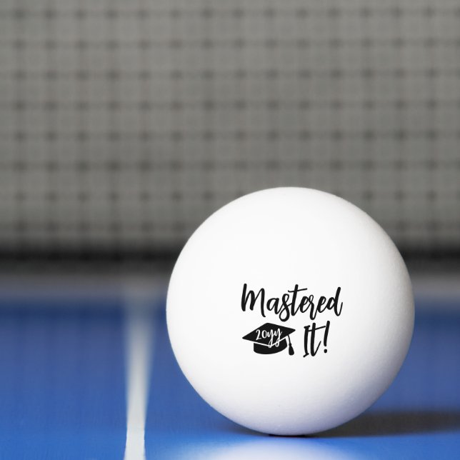 Bolinha De Ping Pong Mestrado Personalizado Conquistado (Líquido)
