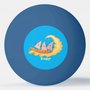 Bolinha De Ping Pong Milhas de nachos, batatas fritas, canecas, surf
