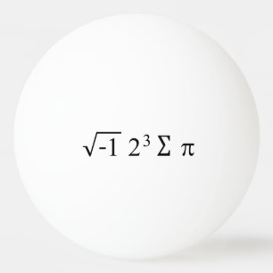Bolinha De Ping Pong mim dia engraçado de 8 Pi da equação da matemá