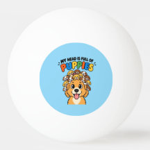 Minha Cabeça está Cheia de Cachorrinhos Doodle de