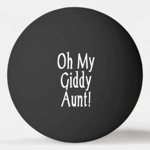 Bolinha De Ping Pong Minha Tia Giddy!