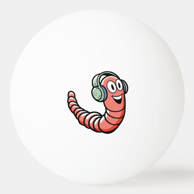 Bolinha De Ping Pong Minhoca Musical (Frente)