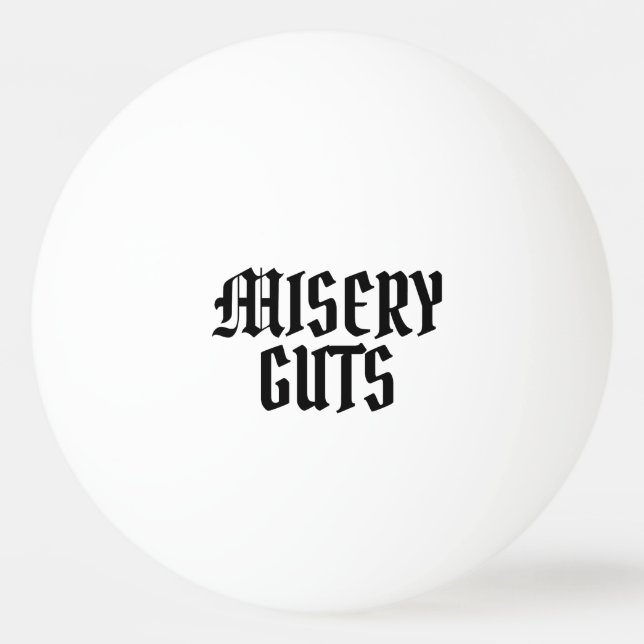 Bolinha De Ping Pong Misery Guts (Frente)