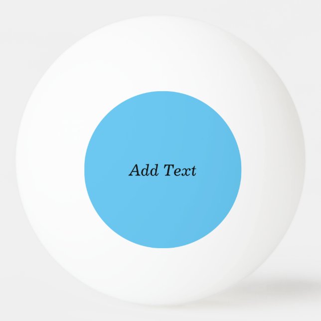 Bolinha De Ping Pong Modelo de adição de texto personalizado (Frente)