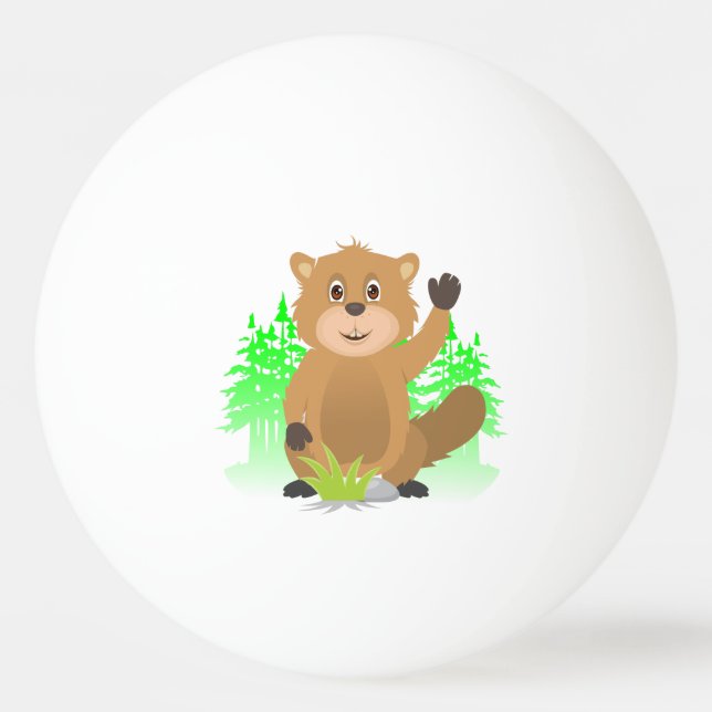 Bolinha De Ping Pong Mole Clipart (Verso)