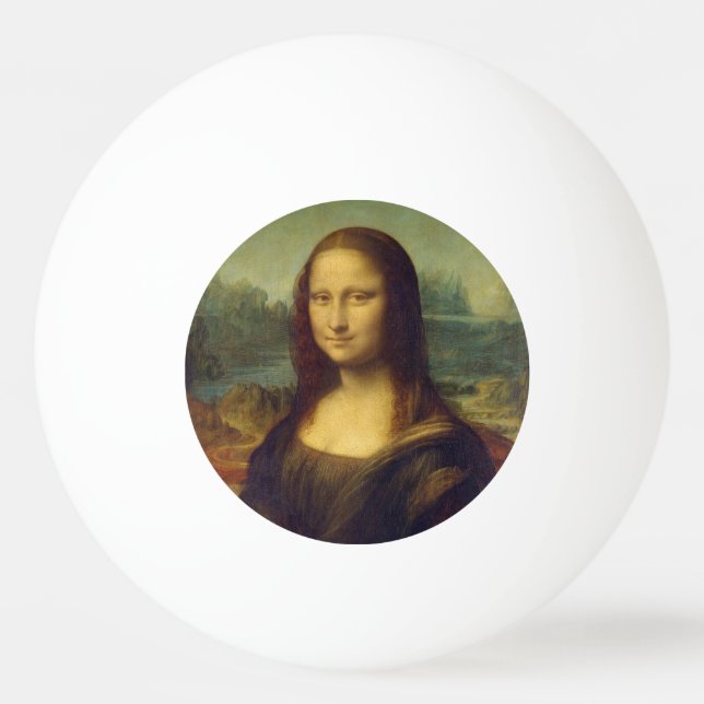Bolinha De Ping Pong Mona Lisa (Frente)