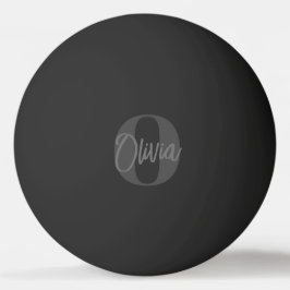 Bolinha De Ping Pong Monocromo legal, preto, de cerveja monocromática, 