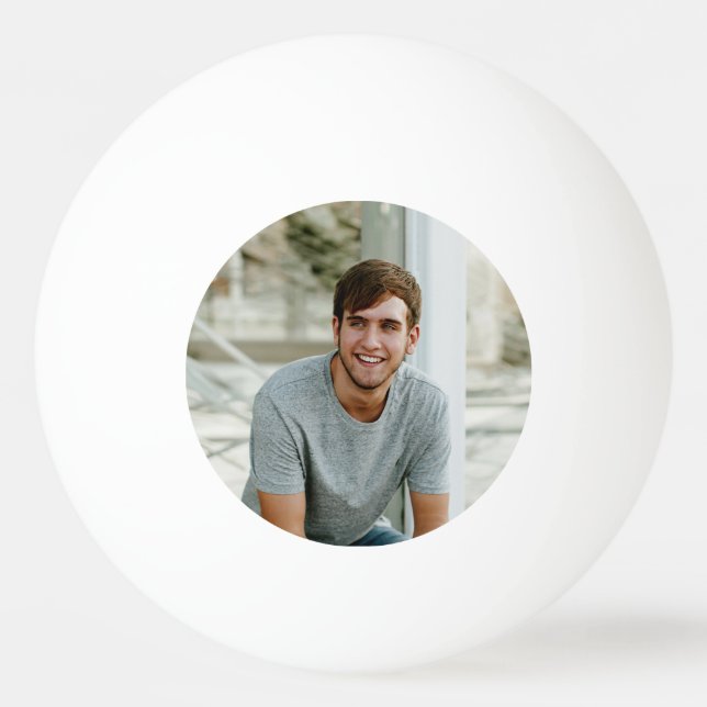 Bolinha De Ping Pong Monogram Custom Photo Ping Pong Ball (Frente)