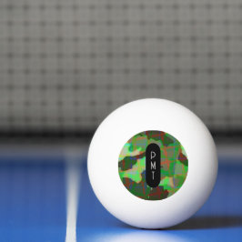 Bolinha De Ping Pong Monograma