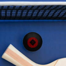 Monograma das faixas verticais finas, de cor verme