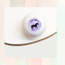 Monograma de Silhueta de Cavalo Negro |