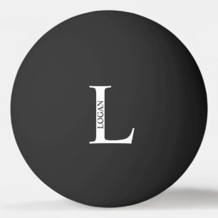 Bolinha De Ping Pong Monograma e Nome Personalizados