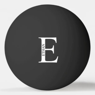 Bolinha De Ping Pong Monograma e Nome Personalizados