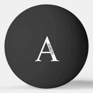 Bolinha De Ping Pong Monograma e Nome Personalizados