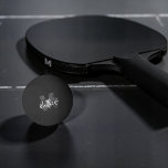 Bolinha De Ping Pong Monograma Moderno Legal Grunge Adicionar Seu Nome<br><div class="desc">Adicione seu monograma e nome. Esta design é eterno,  moderna e grandiosa.</div>