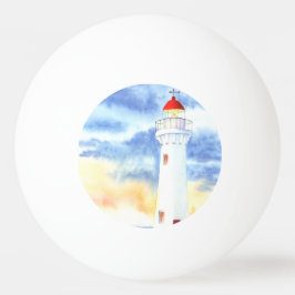 Bolinha De Ping Pong Montanhas do farol náutico