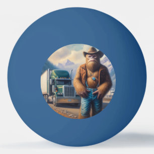 Bolinha De Ping Pong Motorista de caminhão Bigfoot