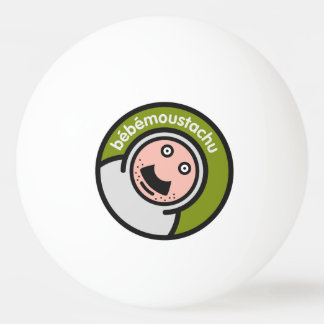 Bolinha De Ping Pong moustatchu de le bébé - pingpong