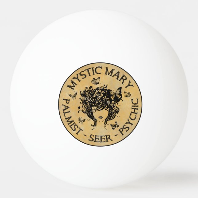 BOLINHA DE PING PONG MYSTIC MARY (Frente)